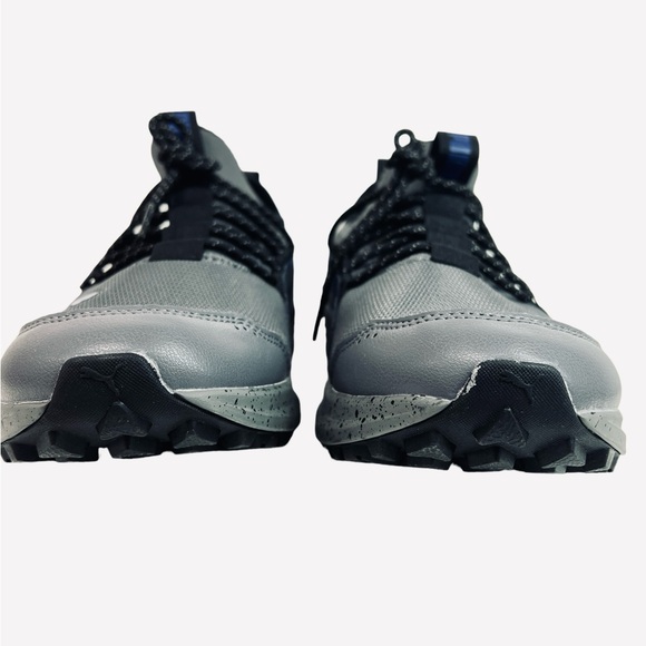 Puma Transport Trail Speck 377846 01 Gray Mesh Athletic Shoes Mens Size 12 - Picture 6 of 10